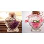 Mini Heart Shape Glass Bottle Storage Jars Bottle Containers with Cork fit for Children Gifts