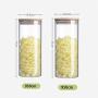 Glass Jar with Bamboo Lid Food Candy Storage Bottles Tea Container Caning Sealing Violetta Mason Jars Kitchen Accessories