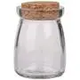 Glass Storage Jar for Chocolate, Clear Food Storage Jar with Cork Stopper, Food Storage Container for Chocolate, Coffee Candy & Kitchen Sauce Vinegar Glass Storage Jar for Chocolate, Clear Food Storage Jar with Cork Stopper, Food Storage Container for Chocolate, Coffee Candy & Kitchen Sauce Vinegar
