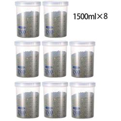 Plastic Sealed Jars, Kitchen Household Grain Storage Tanks, Storage Of Spices/Oatmeal/Beans