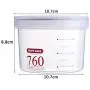 Kitchen Transparent Cereals Snacks Milk Powder Storage Box Plastic Food Preservation Sealed Cans Can Be Superimposed Food Dispensers Kitchen Transparent Cereals Snacks Milk Powder Storage Box Plastic Food Preservation Sealed Cans Can Be Superimposed Food Dispensers