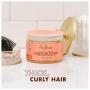 SheaMoisture Curling Gel Souffle for Thick, Curly Hair Coconut and Hibiscus to Moisturize and Protect Hair 12 oz