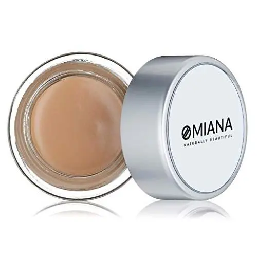 Omiana Redness Concealer Cream - Cover Up Makeup for Blemishes, Dark Circles and Wrinkles | Titanium Dioxide Free | Made in the USA Omiana Redness Concealer Cream - Cover Up Makeup for Blemishes, Dark Circles and Wrinkles | Titanium Dioxide Free | Made in the USA