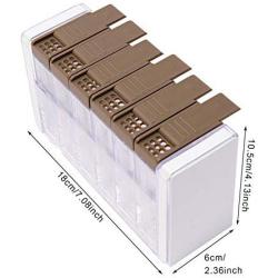 Kitchen Seasoning Bottles Jars Boxes Plastic Spice Lid Can Sugar Layers Storage Organizer Box Home Item,Color D