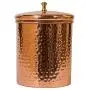 Collection Danemark Cuivre Plaqué Acier Inoxydable Pots à Crayons Rangement avec Finition Ébriqué Miroir, 79 Onces Canisters Couverts Collection Danemark Cuivre Plaqué Acier Inoxydable Pots à Crayons Rangement avec Finition Ébriqué Miroir, 79 Onces Canisters Couverts