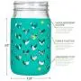 JarJackets Silikonsleeve für Mason Jar (32oz/1 qt) – breiter Hals… (Lagoon)