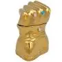 Bouteille à Biscuits Marvel Avengers Gauntlet de l'Infini - Or avec Accents des Pierres d'Infinité - Céramique - 23 cm de Hauteur