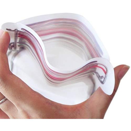 (10 PCS) Aspire Heavy Duty Mason Jar Zipper Bags, Food Storage Snack Sandwich Ziplock Bags,Reusable Airtight Seal Food Storage Bags,Leakproof Food Saver Bags Frosted Jar-red / 6 oz