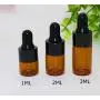 12PCS 3ML 0.1OZ Brown Empty Glass Dropper Bottles with Black Cap Essential Oil Storage Holder Small Sample Jar Refillable Portable Durable Cosmetic Container for Travel Daily Life 12PCS 3ML 0.1OZ Brown Empty Glass Dropper Bottles with Black Cap Essential Oil Storage Holder Small Sample Jar Refillable Portable Durable Cosmetic Container for Travel Daily Life