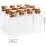 50 Pièces Set - Bouteilles en Ver 2255mm 12ml avec Bouchons en Liège - Idéal pour les Vœux, Échantillons, Stockage – Dropshipping Transparent 50 Pièces Set - Bouteilles en Ver 2255mm 12ml avec Bouchons en Liège - Idéal pour les Vœux, Échantillons, Stockage – Dropshipping Transparent