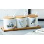 Mini Spice Jars Japanese style kitchen seasoning jar seasoning box kitchen supplies