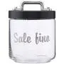 Italo Ottinetti Glass Storage Jars with Hermetic Lid Grey 0.75 Litre Sf, one Size Italo Ottinetti Glass Storage Jars with Hermetic Lid Grey 0.75 Litre Sf, one Size