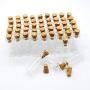 Glass Jars Bottles With Cork Stoppers 10 Pcs Small Transparent Glass Bottle 1ml Cheap Cork Stopper Bottles DIY Small Glass Bottle Mini Containers Home Storage