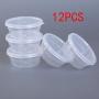 Slime Storage Containers,lotus.flower 12 Pack Foam Ball Storage Containers with Lid (12 Pc)