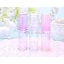 5ML Airless Pump Bottle-Empty Refillable Airless Vacuum Pump Cream Lotion Bottle Travel Bottles Toiletries Liquid Container for Cosmetic Make-up Pack of 6Pcs(Purple)