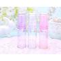 6PCS 5ml Purple Empty Portable Plastic Airless Pump Bottles Travel Lotion Pump Containers Cream Lotion Toner Cosmetic Toiletries Liquid Storage Containers Jar Pots