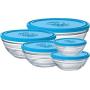 Duralex 9072AS05 LYS Stackable Tempered Glass, Clear