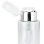 PANA Brand 7oz. (Menge: 2 Stück) Professionelle Druckflasche mit Flüssigkeitsempfänger (Silberdeckel, klare Flasche, ohne Beschriftung!!)