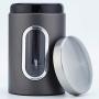 Coffee Canister - 3pcs Stainless Steel Storage Tank Grade Fresh Keeping Sealed Tea Coffee Canisters Box Creatives - Boxes Jars Bottles Jars Boxes Coffee Clear Pill Canister Kettle Stainless Capa
