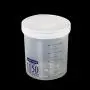 Plastic Organizer Container Storage Box For Transparent Food Canister Keep Fresh Jar (C)