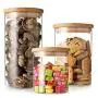 Glass Sealed Containers Kitchen Storage Jar Glass Tea Containers With Lid Borosilicate Glass Jar,450 Ml Glass Sealed Containers Kitchen Storage Jar Glass Tea Containers With Lid Borosilicate Glass Jar,450 Ml