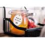 HIZLJJ 3 Pcs Glass Food Storage Jar with Airtight Seal Lid - Clear Glass Food Storage Canister Fashion Sealing Tool Leakproof Design for Serving Tea, Coffee, Spice
