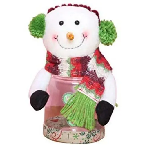 Niedliche Weihnachtskaramellbehälter, Keksdose, Sammlerpuppen, Schreibtischdeko, Cookie Organizer, Süßigkeitenboxen, Deko für Zuhause (B)