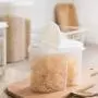 Plastic Storage Jars Airtight Canisters for Bulk Food Storage Kitchen & Household Organization for Dry goods Plastic Storage Jars Airtight Canisters for Bulk Food Storage Kitchen & Household Organization for Dry goods
