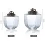 Tea Jar Kitchen Tea Storage Bottles Glass Candy Jars With Cork Lid Spices Sugar Coffee Container Receive Organizer Cans Gadgets,A