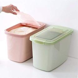 Kitchen Food Storage Jar Airtight Food Storage Kitchen Glass Jar Moisture-Proof Home Multi-Purpose Jam Bottle Cruet Flip Plastic Sealed Box Storage Box (Color : Green)