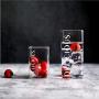 Schlanke Glas-Aufbewahrungsflasche, schickes nordisches Glasgefäß, schicke skandinavische Schreibtisch-Aufbewahrungsflasche, Home Organizer für Saft, Eiscreme, Glasbehälter, luftdichte Lebensmittelbehälter.
