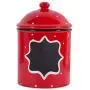 Réservoir en céramique moyenne DII Rouge Poka Dot Moyen