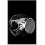 Set 6 Glass 6 oz Apothecary Spice Storage Jars with Silver Screw-on Lids
