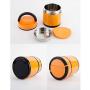 Thermos Food Jar Thermos Stainless Food Flask For Kids Leakproof Double-layer Insulation Food Containers (Color : Orange, Size : 1300ml)