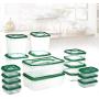 SD Beauty&More 17pcs/set Keep Fresh Food Storage Box Refrigerator Food Container Sealed Crisper Kitchen Organizer Grains Beans Storage Jar Tank-in Bottles(Style 01)