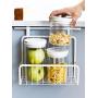 Yl Ly Cap Glass Sealing Jar Transparent Kitchen Storage Tank Glass Bottle Moisture-Proof Milk Powder Grain Food Storage Tank Large (1000Ml)