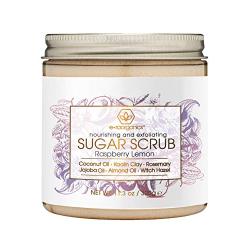 Era Organics Sugar Scrub Body Exfoliator - Spa Quality Sulfate Free Body Scrub with Food Grade Ingredients to Nourish, Moisturize & Rejuvenate Dull Dry Skin - No Harsh Chemicals, Parabens or SLS