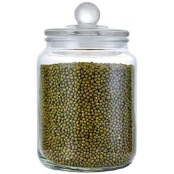 YTF-Glass sealed cans, large transparent kitchen storage tank, easy to clean, insect proof and moisture proof