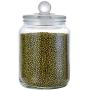 YTF-Glass sealed cans, large transparent kitchen storage tank, easy to clean, insect proof and moisture proof