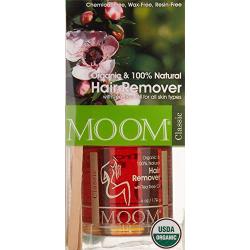 Moom Organic Hair Removal Kit, Tea Tree, 6-Ounce Package