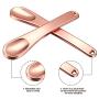 9 Pieces Mini Metal Makeup Spatula Cosmetic Spatula Scoop Cosmetic Facial Cream Spoon for Women Girls Mixing Makeup