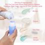 Selizo 10 Leakproof Silicone Travel Bottles Squeeze Bottle Container for Cosmetic Toiletry Containers Shampoo Lotion Condiment