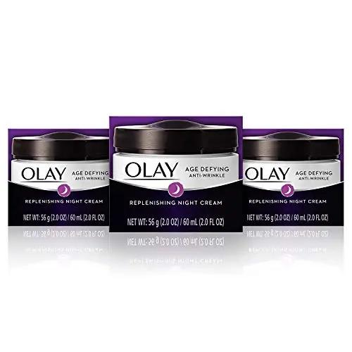 Olay Age Defying Anti-Wrinkle Replenishing Night Face Cream, 2.0 Ounce, 3 Count Olay Age Defying Anti-Wrinkle Replenishing Night Face Cream, 2.0 Ounce, 3 Count