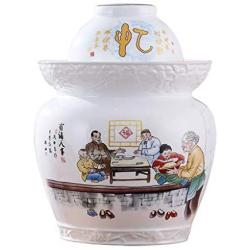 Cereal Containers Sealed Cans Ceramic Storage Jars Pickles Kimchi Jars Kitchen Purchase Box Candy Jars Containers