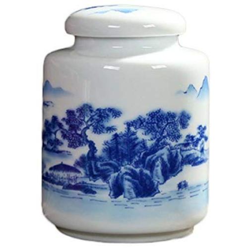 Goddness Bar Exquisite Storage Jars Ceramic Pots Tea Coffee Canisters(Style 01)