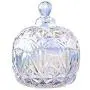 Storage Tank Rainbow Glass Candies with Glass Lid Jewelry Honey Salt Sugar Coffee Powder Glass Furnishings Decor (Diamond color, 8.7oz) Storage Tank Rainbow Glass Candies with Glass Lid Jewelry Honey Salt Sugar Coffee Powder Glass Furnishings Decor (Diamond color, 8.7oz)
