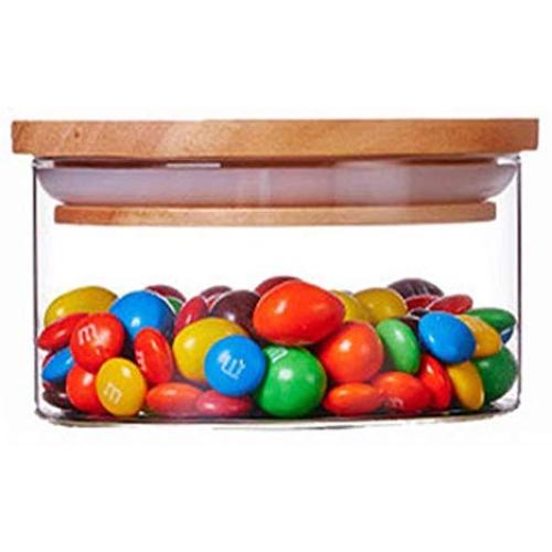 WANGLX ST Storage Bottle Kitchen Supplies Grain Storage Tank Borosilicate Glass Sealed Can Dried Fruit Sealed Bottle Storage Jar