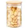 Réservoir de stockage alimentaire WANGLX ST, Bouteilles scellées en verre borosilicate résistant à la chaleur avec joint d'étanchéité, couvercle en bois. Réservoir de stockage alimentaire WANGLX ST, Bouteilles scellées en verre borosilicate résistant à la chaleur avec joint d'étanchéité, couvercle en bois.