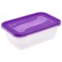 keeeper &quotFredo Fresh Rectangle Food Box, Purple, 3.3 Litre, 2-Piece
