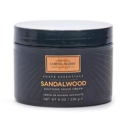 Caswell-Massey Sandalwood Soothing Shave Cream – All Natural Shaving Cream Made In USA - 8 oz Jar